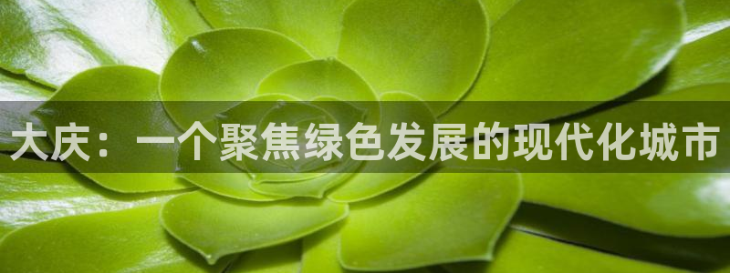 亿万先生mr网址：大庆：一个聚焦绿色发展的现代化城市