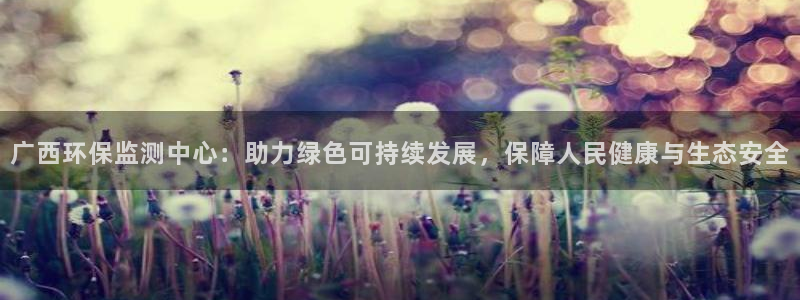 亿万先生m007：广西环保监测中心：助力绿色可持续发展，保障人民健康与生态安全