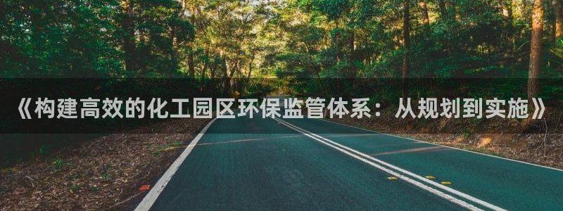 亿万手游官网：《构建高效的化工园区环保监管体系：从规划到实施》